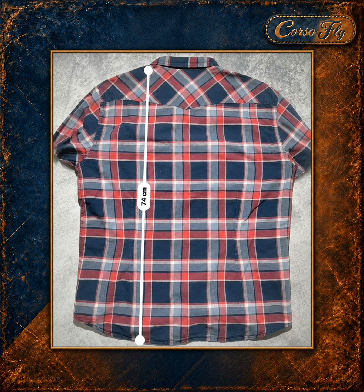 Camicia Lee a quadri XL Slim Fit — lunghezza 74 cm — Corso Fly