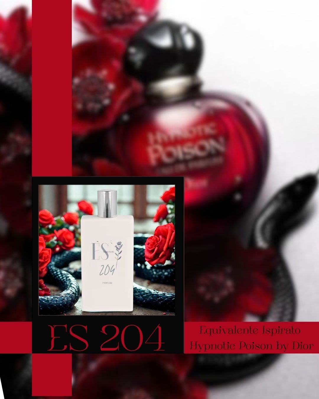 204 - ISPIRATO A HYPNOTIC POISON - DIOR PROFUMO EQUIVALENTE
