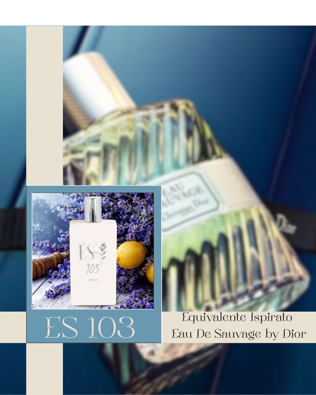 103 - ISPIRATO A EAU DE SAUVAGE - DIOR PROFUMO EQUIVALENTE