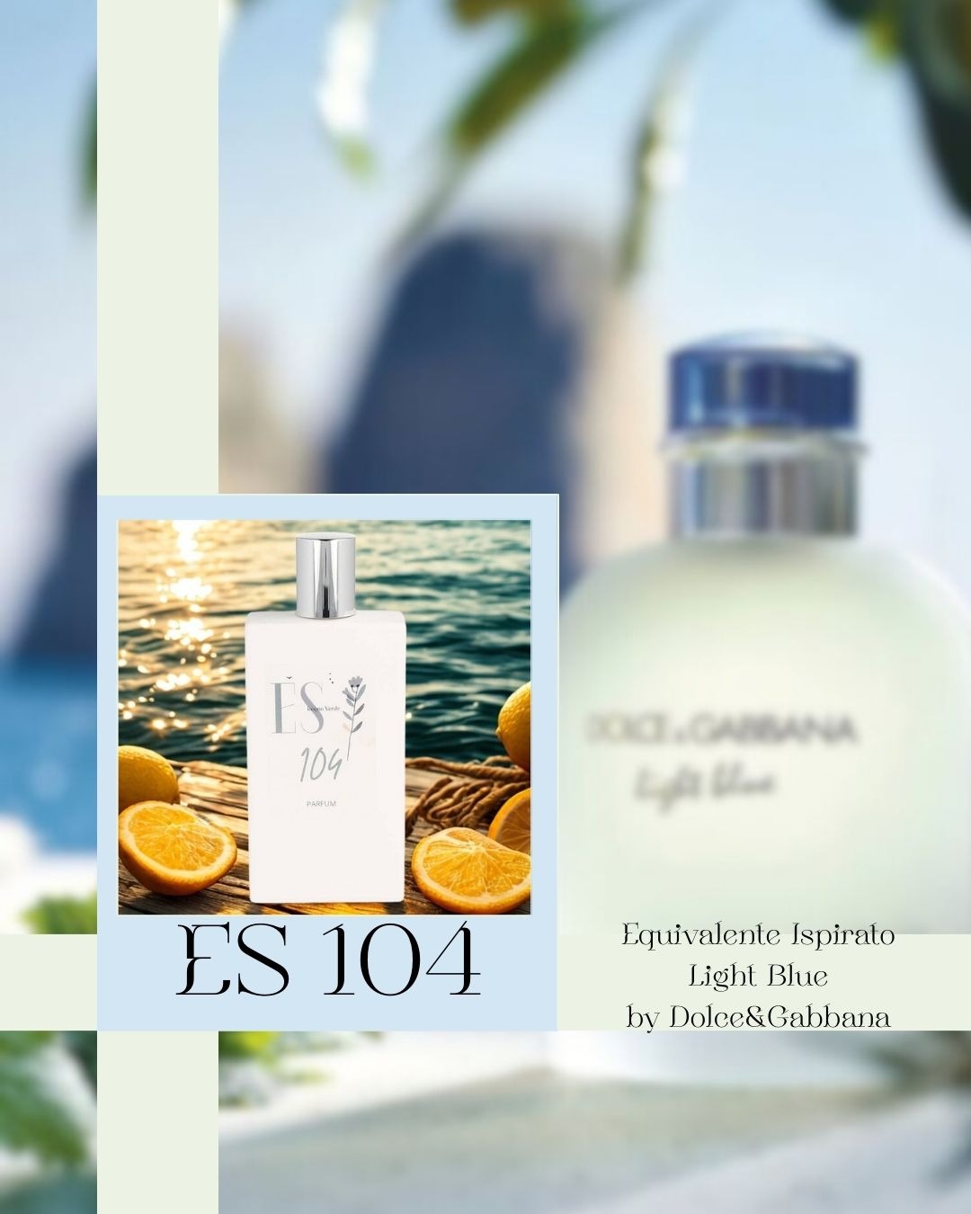 104 - ISPIRATO A LIGHT BLUE - DOLCE & GABBANA PROFUMO EQUIVALENTE