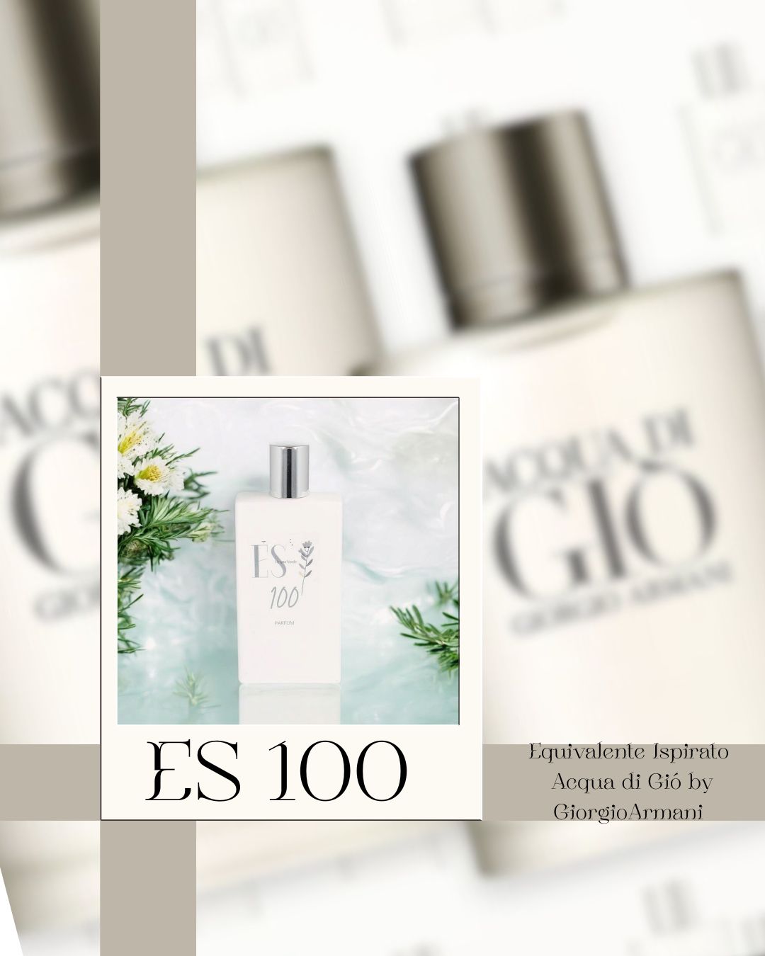 100 - ISPIRATO A ACQUA DI GIO' - GIORGIO ARMANI PROFUMO EQUIVALENTE