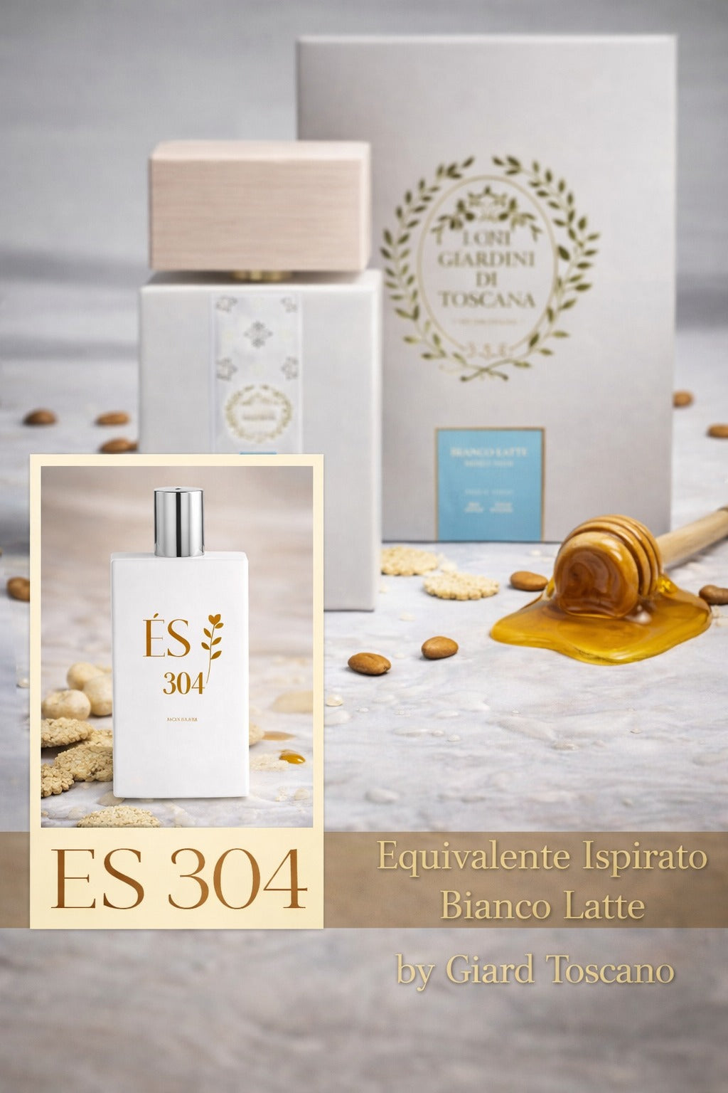 304 - ISPIRATO A BIANCO LATTE - GIARDINI DI TOSCANA PROFUMO EQUIVALENTE