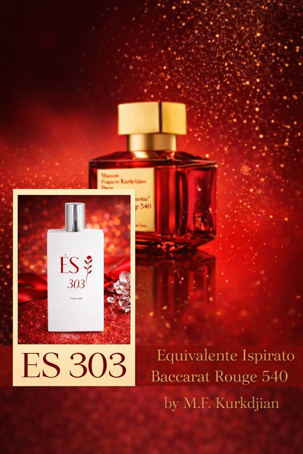303 - ISPIRATO A BACCARAT ROUGE 540 PROFUMO EQUIVALENTE