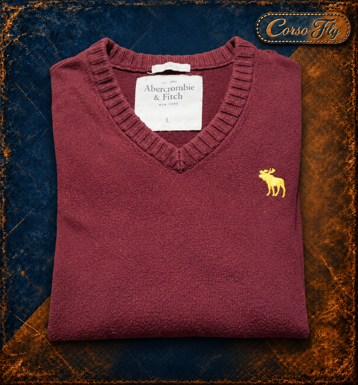 Abercrombie bordeaux - capo piegato - Corso Fly