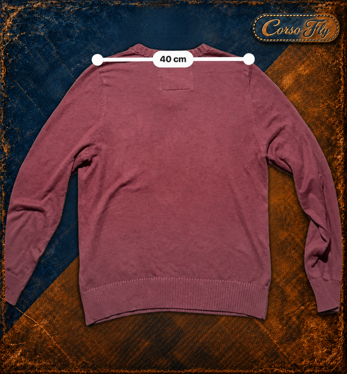 Abercrombie bordeaux - spalle 40 cm - Corso Fly