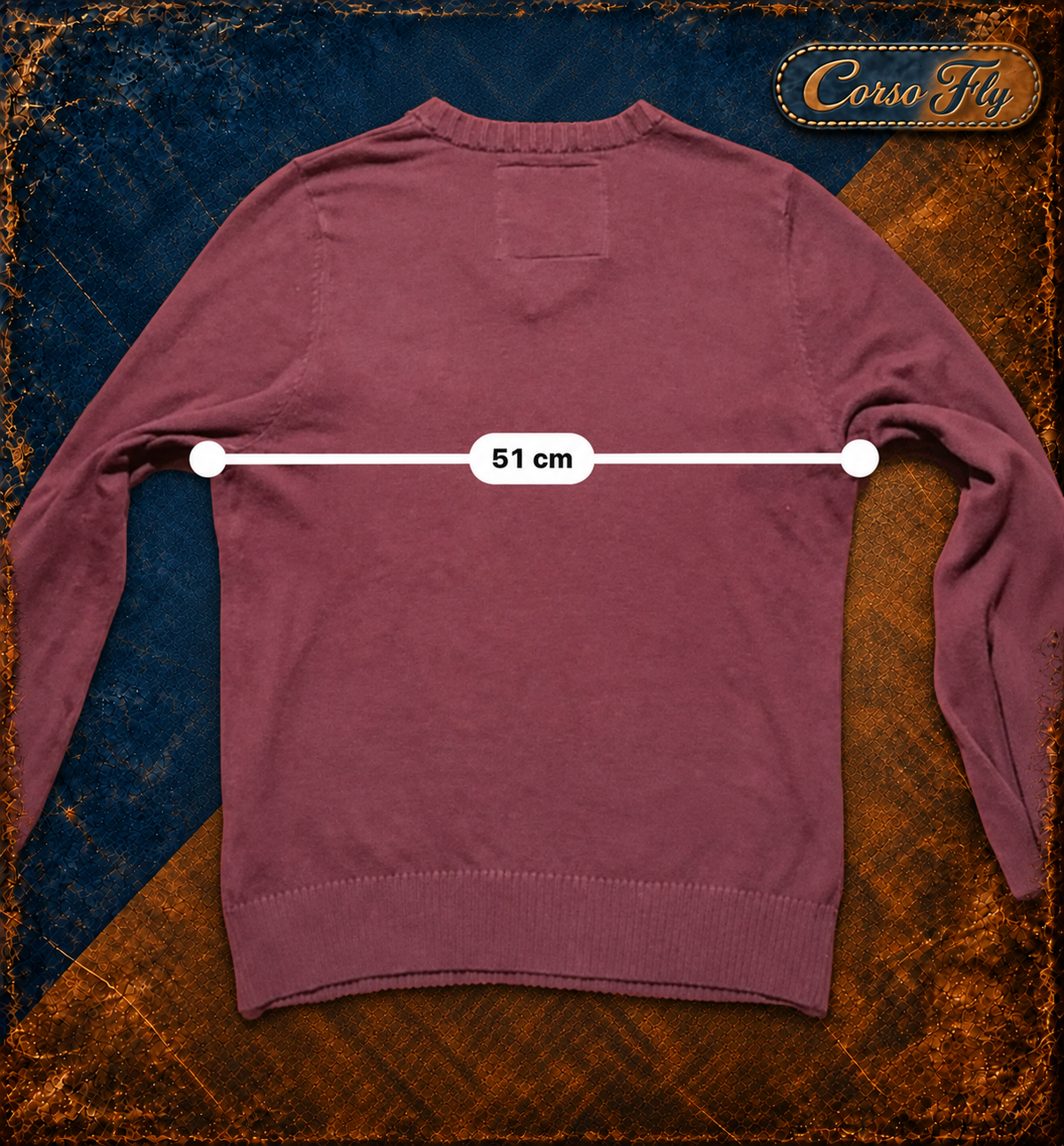 Abercrombie bordeaux - busto 51 cm - Corso Fly