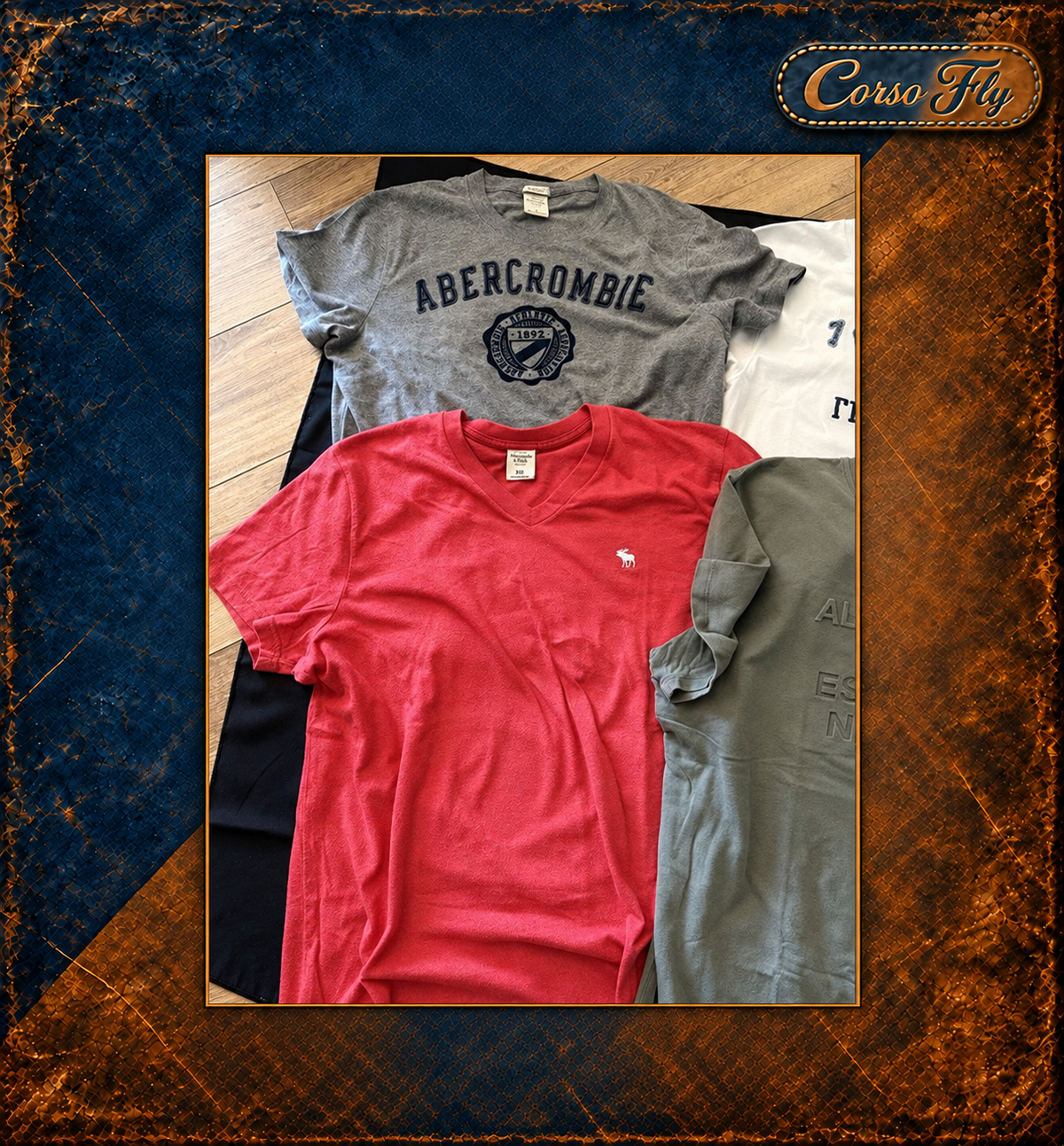 Lotto 6 T-shirt Abercrombie — dettaglio 8