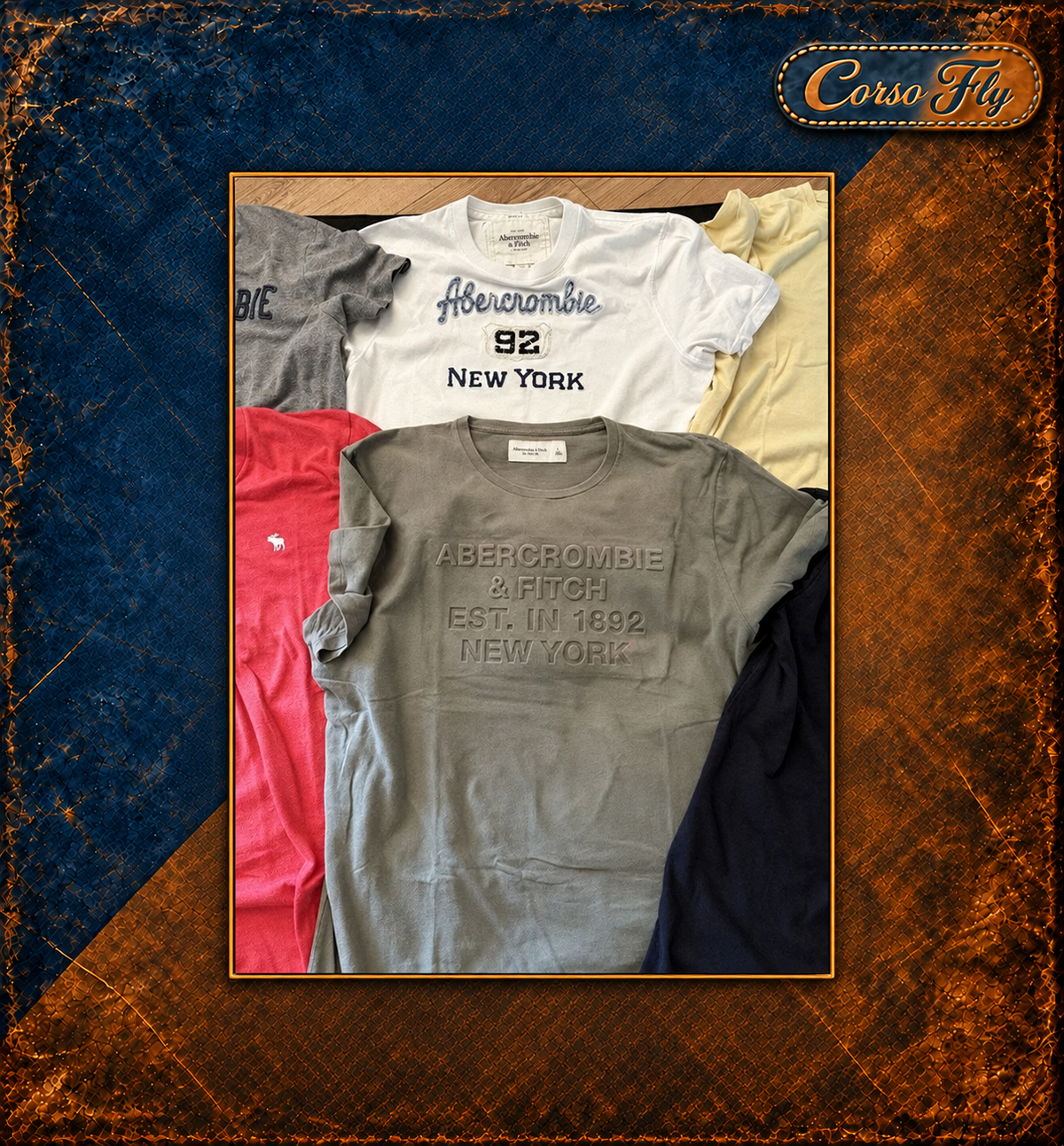 Lotto 6 T-shirt Abercrombie — dettaglio 9