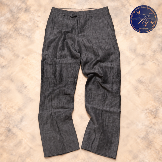Guess by Marciano pantaloni uomo 50 lino grigio - copertina Corso Fly
