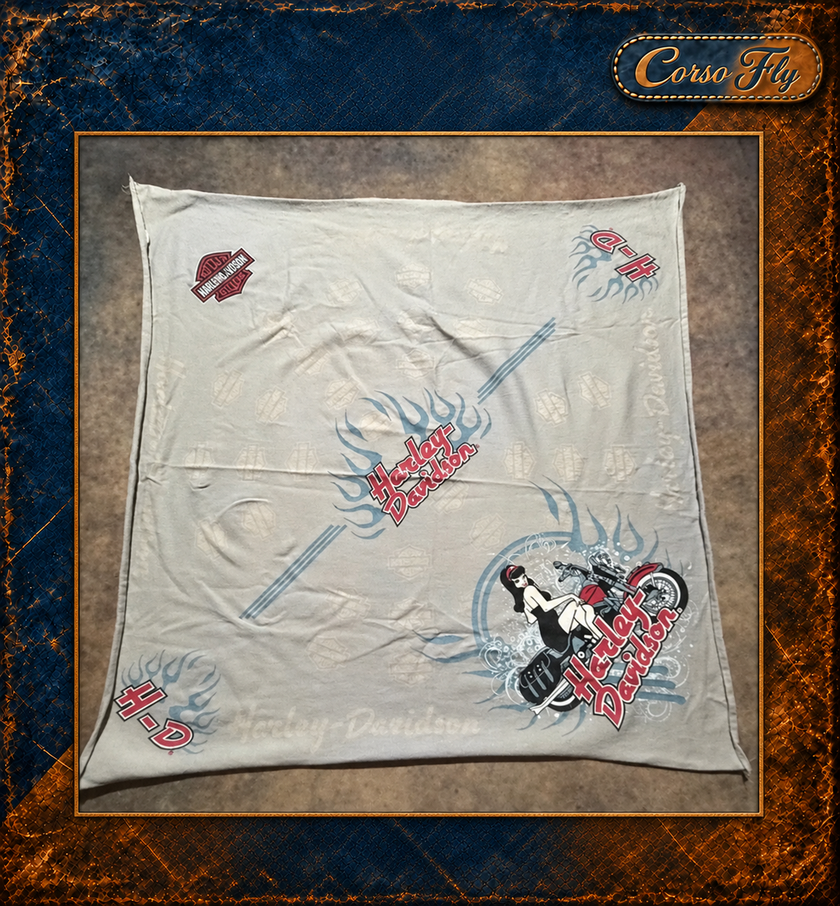 Harley-Davidson bandana grigia – foto originale 2