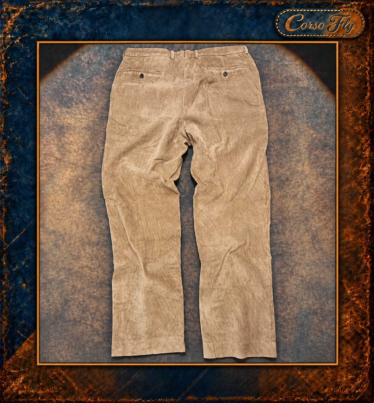 Lauren Ralph Lauren pantaloni velluto beige W36 L32