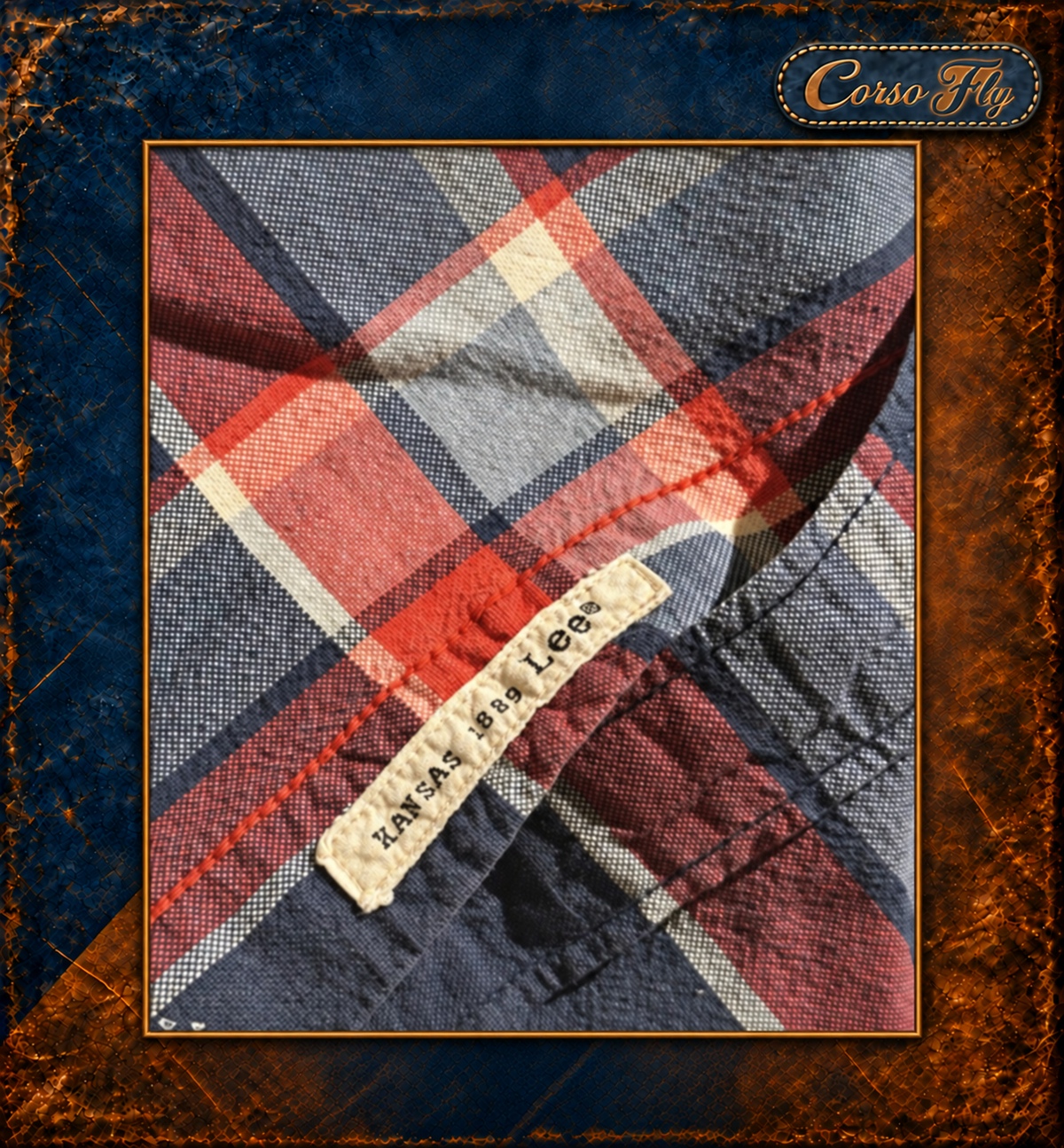 Camicia Lee a quadri XL Slim Fit — etichetta Kansas 1889 Lee — Corso Fly