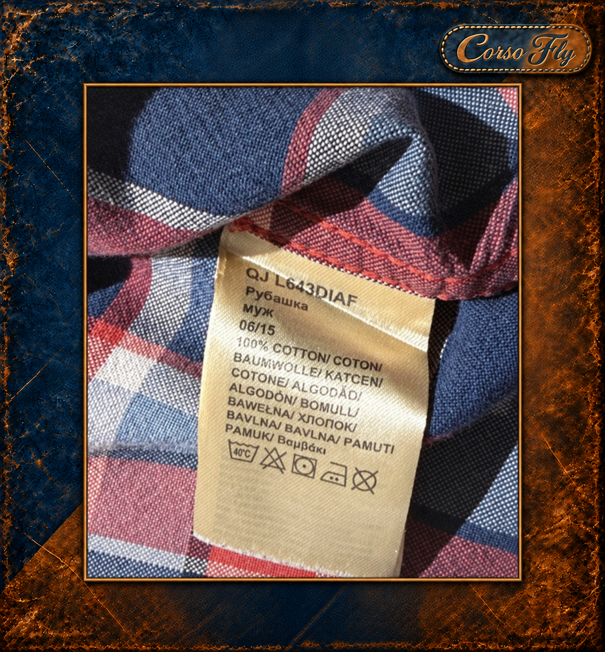 Camicia Lee a quadri XL Slim Fit — composizione 100% cotone — Corso Fly