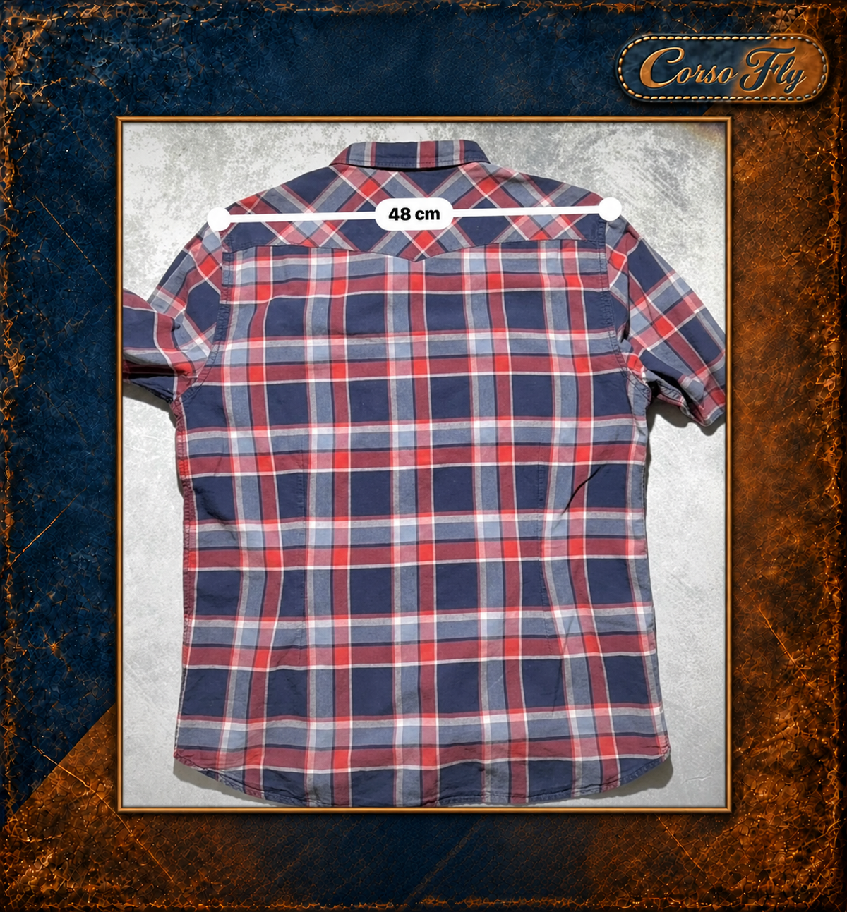 Camicia Lee a quadri XL Slim Fit — misura spalle 48 cm — Corso Fly