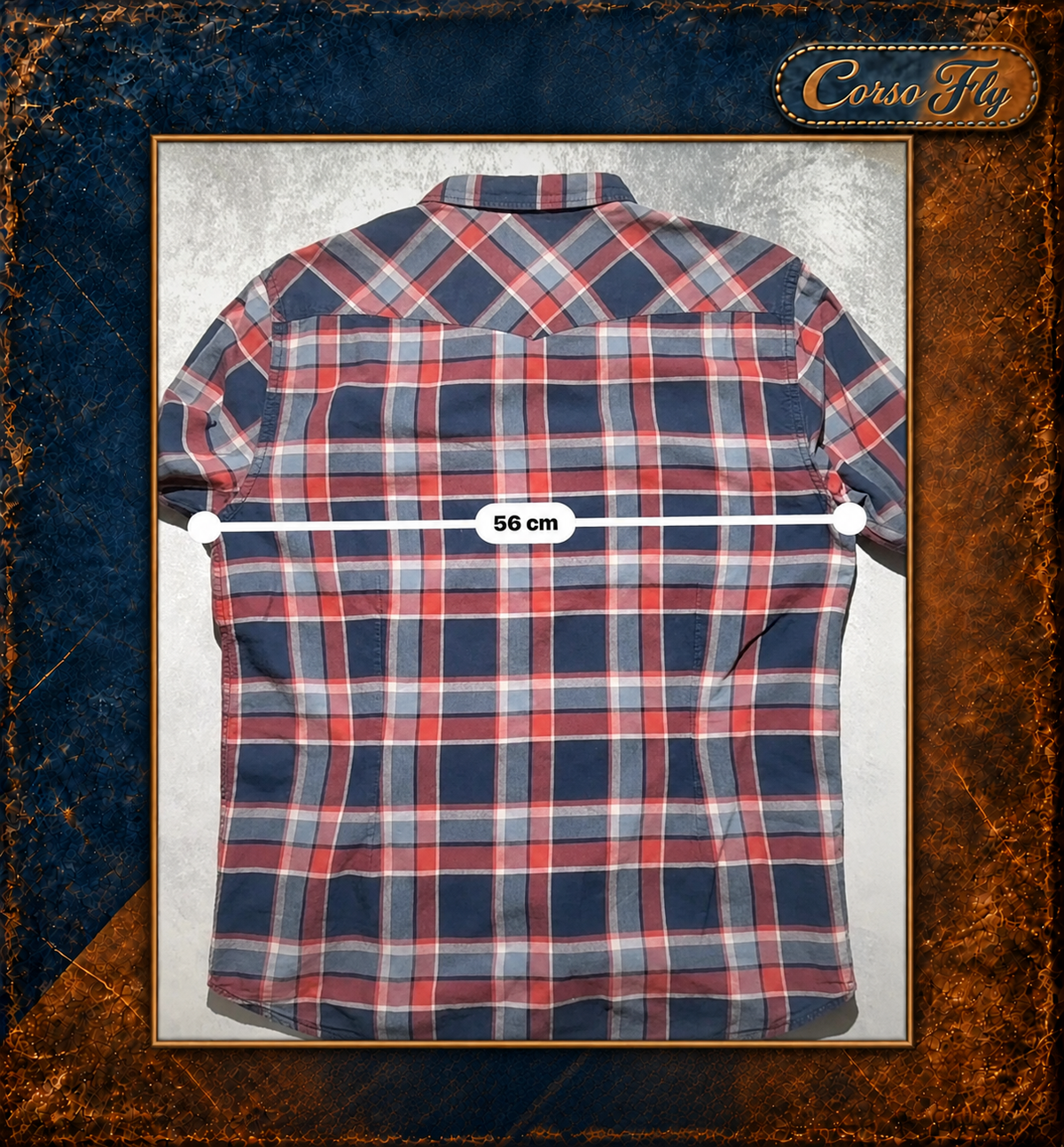Camicia Lee a quadri XL Slim Fit — misura torace 56 cm — Corso Fly