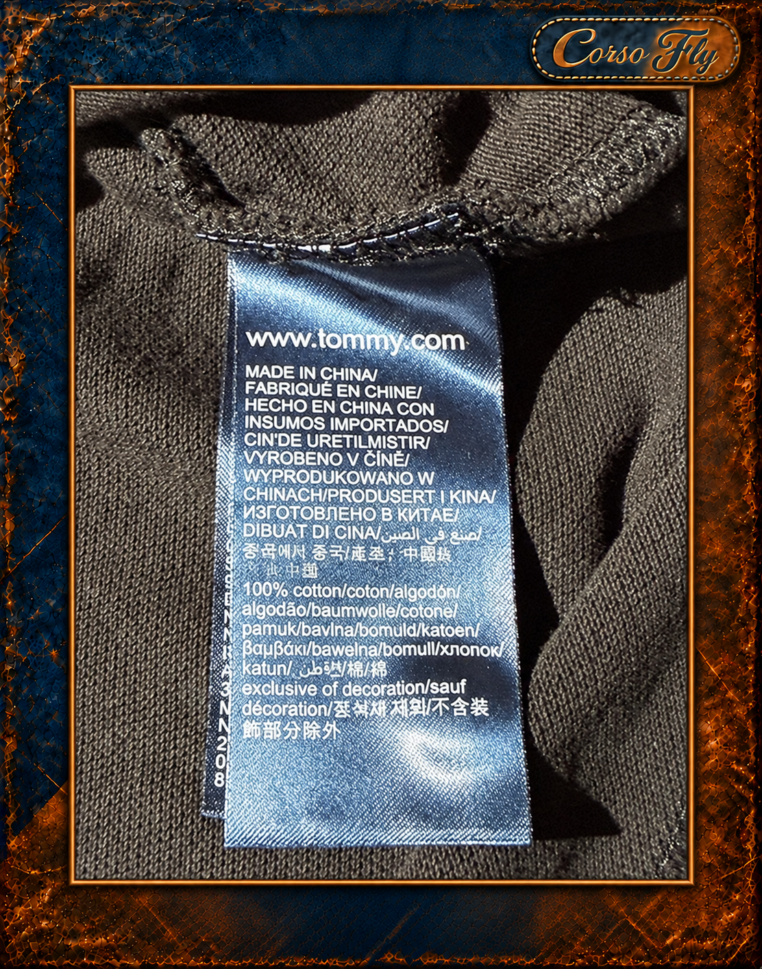 Tommy Jeans polo corta donna XS nera con ricamo New York City