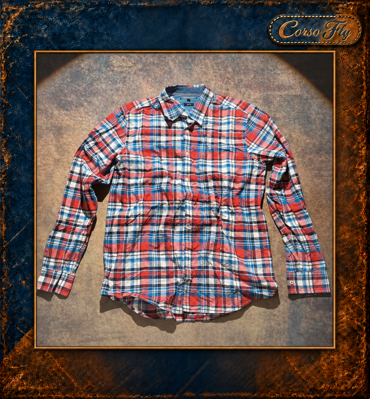 Camicia Tommy Hilfiger XL Slim Fit — fronte — Corso Fly