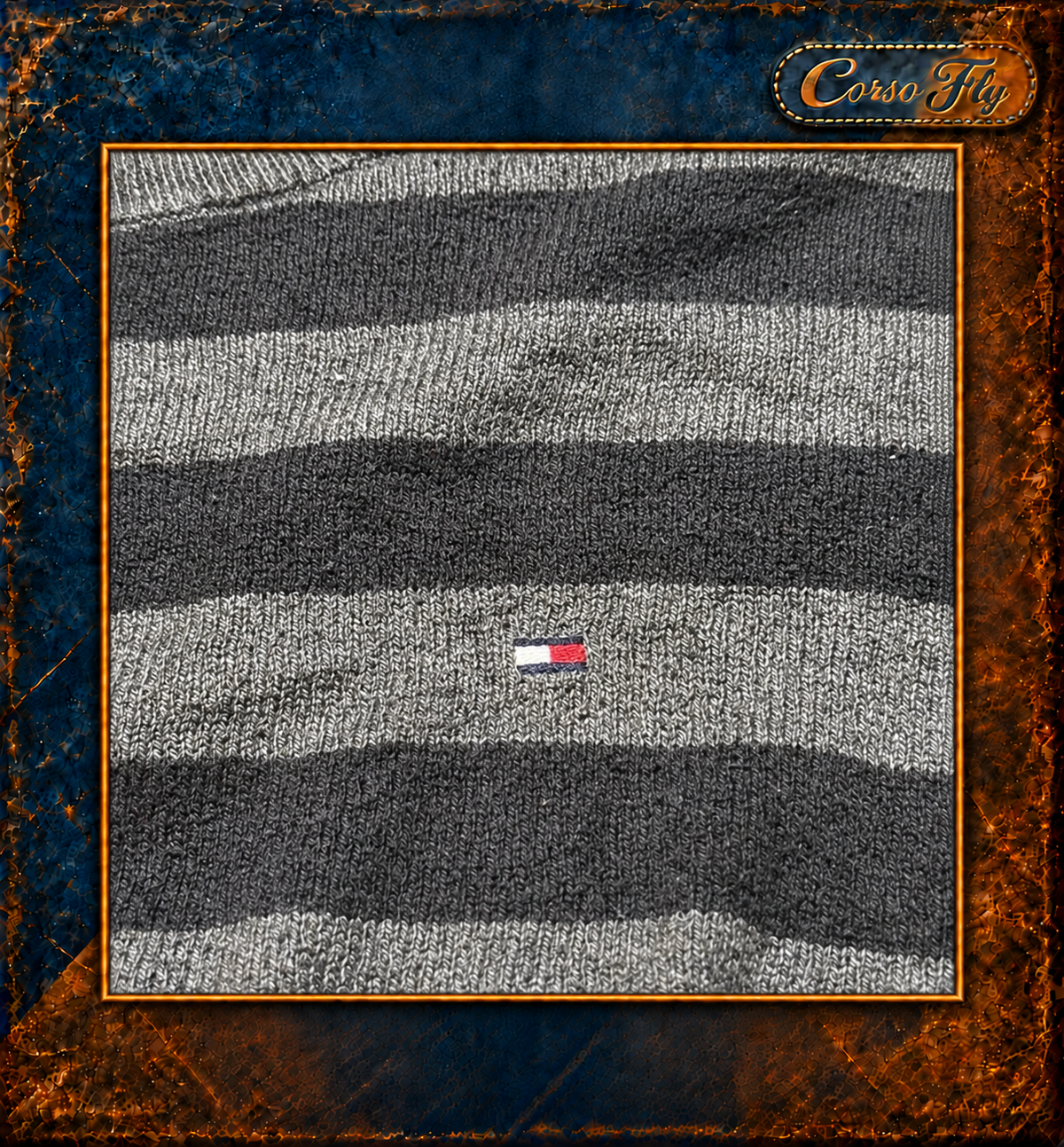 Tommy Hilfiger XL righe grigie nere — foto del capo 5 — Corso Fly