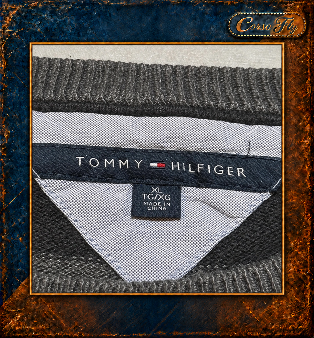 Tommy Hilfiger XL righe grigie nere — foto del capo 6 — Corso Fly