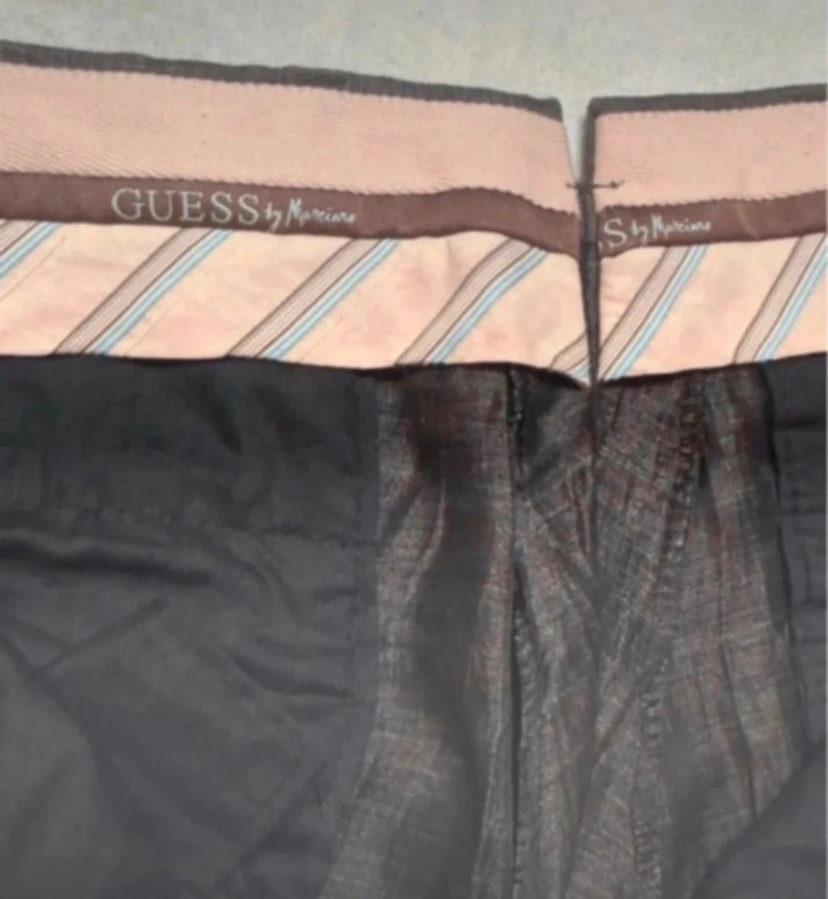 Guess by Marciano pantaloni uomo 50 lino grigio - foto reale 4