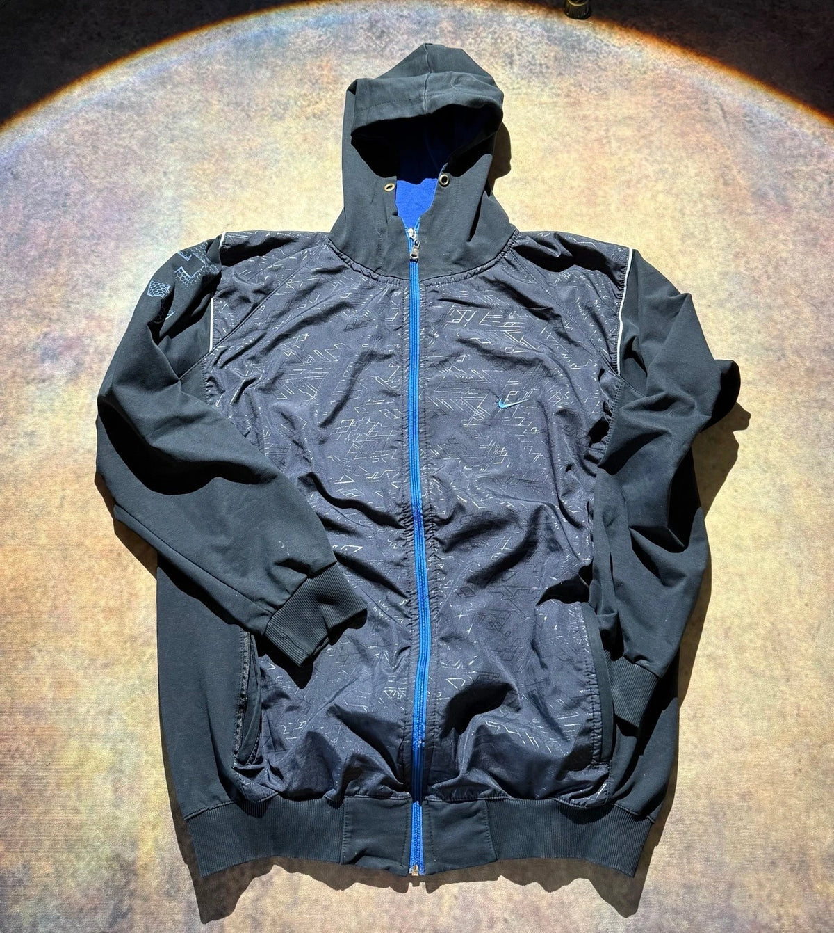 Giacca tecnica Nike uomo nera blu 3XL - foto 1