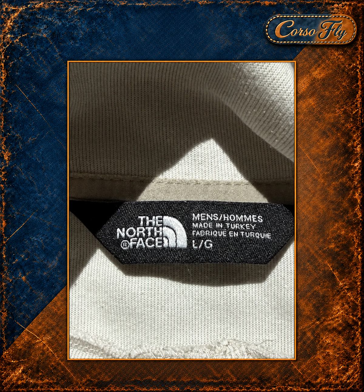 The North Face Woven Pocket Hoodie uomo L grigio ghiaccio beige – foto del capo 5, sfondo Corso Fly
