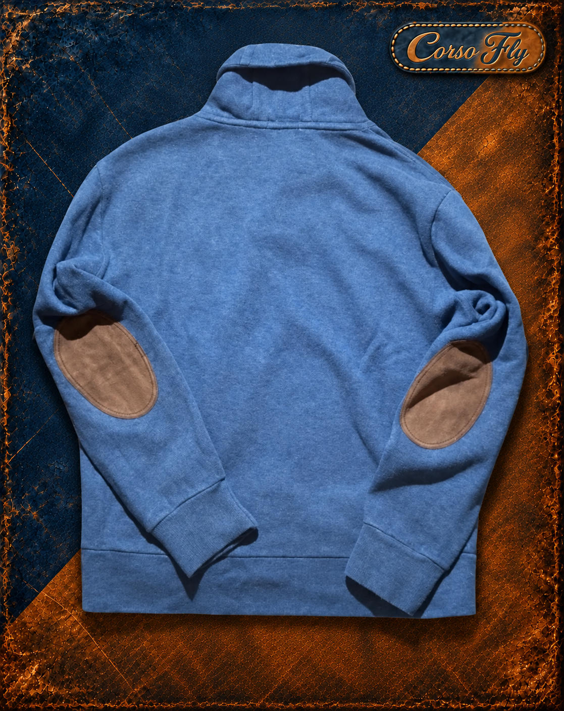 Polo Ralph Lauren maglione uomo blu - retro Corso Fly