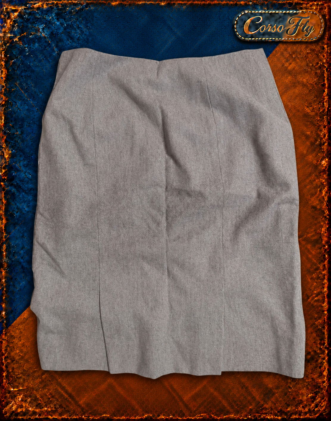 Gonna Ralph Lauren grigia - front