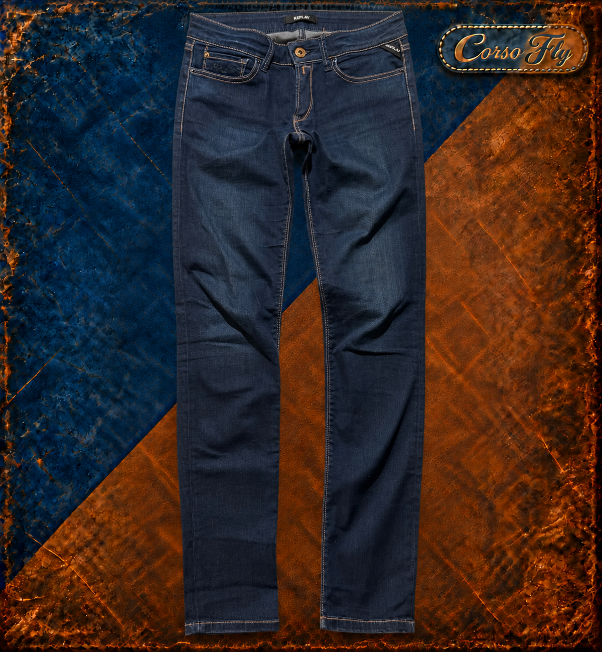 Jeans Replay vista frontale