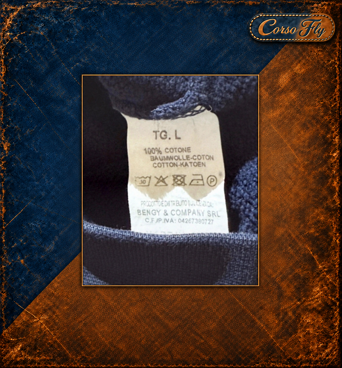 Felpa Starter - composizione 100% cotone - Corso Fly