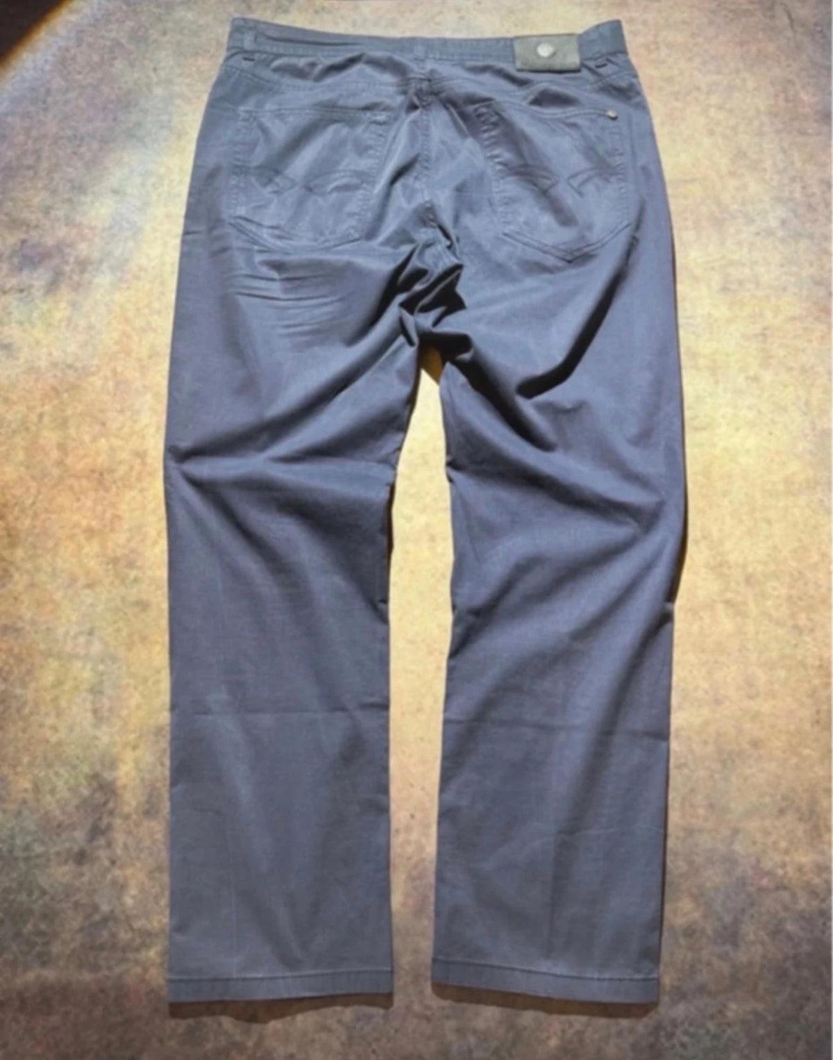 Pantaloni Trussardi Jeans uomo taglia 52 blu retro